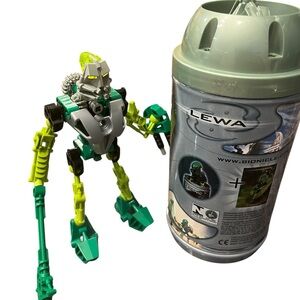 LEGO Bionicle Figures with Canisters - Blue and White